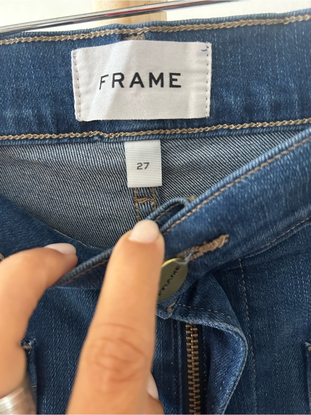 Frame Denim High-Rise Classic Blue Jeans Size 27
